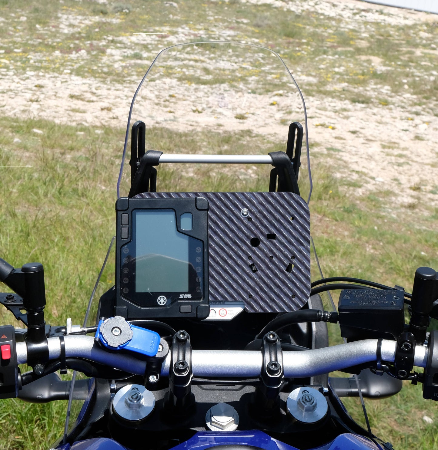 Platine de déport écran pour Yamaha Ténéré 700 - Support de téléphone pour Yamaha Ténéré 700