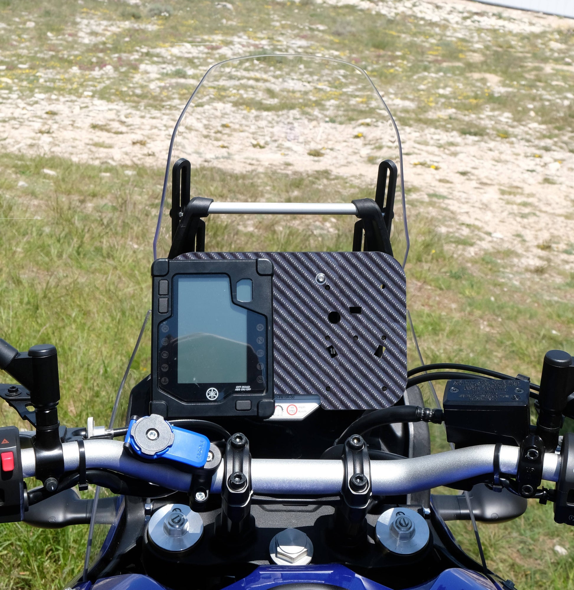 Platine de déport écran pour Yamaha Ténéré 700 - Support de téléphone pour Yamaha Ténéré 700